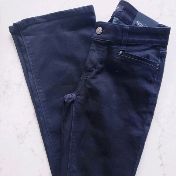 White House Black Market Skinny Flare Jeans Sz 0S - Picture 3 of 9